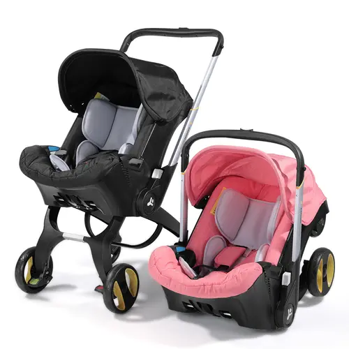 All-in-1 Convertible High-View Stroller, Latch Base-Free Baby Carriage with Reversible Seat Lightweight Foldable Infant Traveling Strollerfor Babies, Mother's Day Gift, Lightweight Stroller sohochic