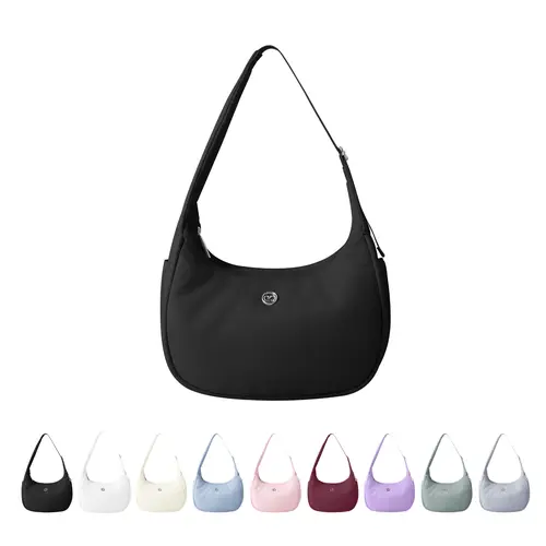 Babysun Mini Shoulder Bag for Women Fashion Nylon Crescent Bag Underarm Shoulder  Bag Simple Handbag Small Tote Bag Purse Valentine's Day gift, Casual Fashion Bag, Multi Compartment Bag