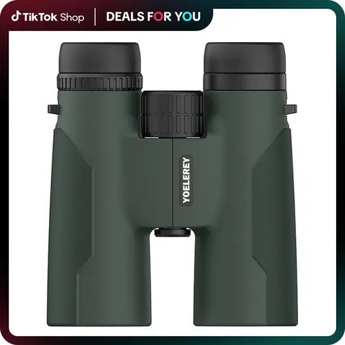 YOELEREY Updated 12x42 Super Lightweight High Definition Binoculars - Ease of Use, Argon Purged, Waterproof, Fogproof, High Magnification, Color Fidelity for Bird Watching, Camping Accessories,sohochic