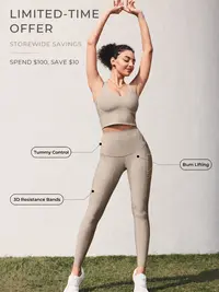 Fanka PowerBand Resistance Leggings (Reversible Wear) (with Pocket)