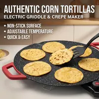 AORAN Portable Electric Korean BBQ Grill Griddle, Non-stick Pan, Adjustable Temperature Control, Indoor Outdoor Meat Grilling Appliance,home essentials,sohochic