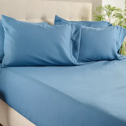 Home Reflections Double Brushed Sheet Set w/ Extra Cases Pillow