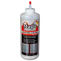 Concrete Magic Crack Filler 2.5 lb. Bottle - Ultimate Solution for Concrete and Masonry Cracks - Easy Application to Keep Surfaces Strong and Lasting!