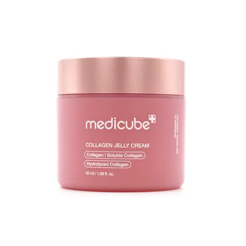 Medicube Collagen Jelly Cream Mini (50ml) - Alcohol-Free, Hydrating, Brightening Antioxidant Skincare Moisturizer with Hyaluronic Acid, Green Tea Extract for Normal Skin Repair, Radiant Smooth Skin; Lightweight for Adults' Selfcare