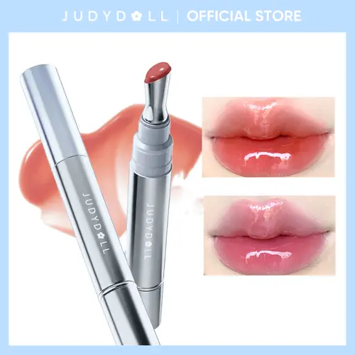 JUDYDOLL Watery Essence Lip Glaze, Blur, Mirror Lip Stain, Glossy, Moisturizing, Liquid Lipstick, Non-Drying, Tinted Lip Oil, Plumping, Diverse Shades, Not Easy To Fade, Cosmetics, Makeup, Blooming Beauty, Summerwins