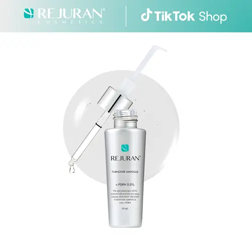REJURAN Turnover Ampoule, c-PDRN - Anti-Aging Face Serum for Firmness, Radiance, Youthful Skin, Korean Skin Care (1.01 fl oz)