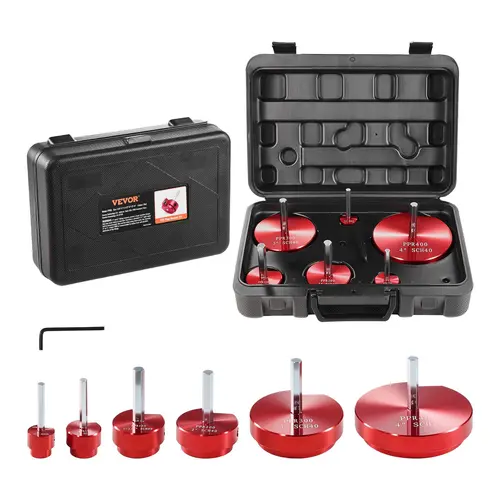 【toolupgrade】VEVOR Multi-Size Aluminum Alloy PVC Pipe Reamer Kit with Rotating Blade, Plumbing Socket Saver for SCH 40 3/4"-4" Pipes, Swimming Pools, Bathroom Water/Drain/Vent Lines, Work Tools Gadgets, Pipe Cleaning