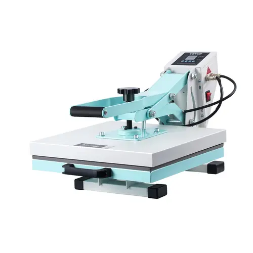 【toolupgrade】VEVOR Heat Press 15 x 15 inch Digital Heat Press MachineSlide Out Heat Transfer MachineFast and Even Heating2-Layer Insulation CottonHeat Transfer Machine for T-Shirts/Pillows/BagsGreen,dorm essentials,home essentials