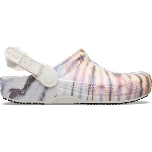 Crocs Adult Classic Graphic Adjustable Work Clogs, Slip Resistant Work Shoes, Nurses Shoes