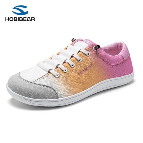 HOBIBEAR Unisex All Season Canvas Sneaker, Minimalist Lace-up Design with Wide Toe Box and 0-Drop Rubber Sole, Footwear, Trainer, Casual, Barefoot Shoes, Men's Shoes, Walking Shoes tiktokshopbacktoschool,back to school,back to school haul,sohochic