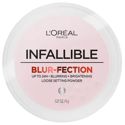 Infallible Blur-fection Setting Powder: 24-Hour Wear, Transfer-Resistant, and Lightweight for a Flawless Finish, L'Oréal Paris