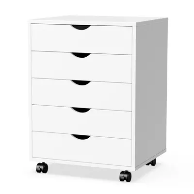 Drawer Wood File Drawers Cabinet, Rolling Home Office Furniture, Storage Organizer Dresser with Wheels for Home Office Use, Filing Cabinet, Storage Organization