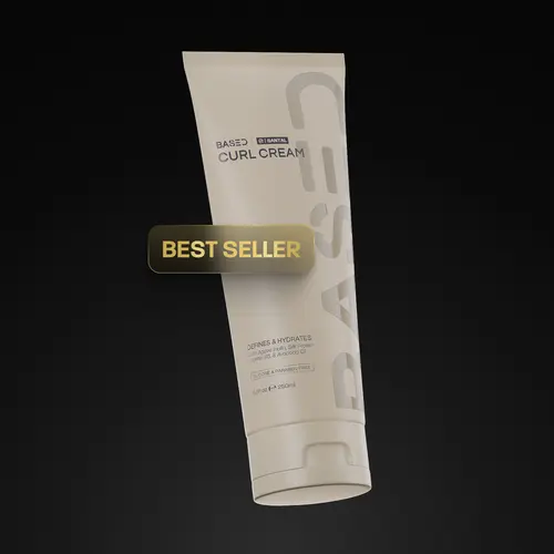 BASED Curl Cream | Instant Definition & Hydration | Simple, Effective, BASED.