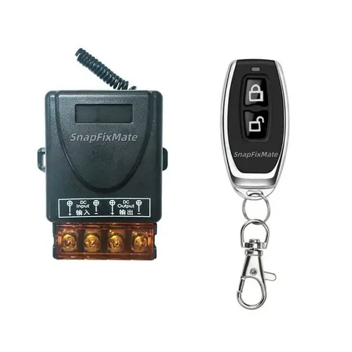 GJANSH DC wireless remote control switch Wiring-free lamps Intelligent switch Water pump remote control Motor remote control switch toolupgrade