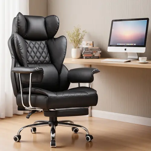 GTPLAYER Adjustable Ergonomic Big and Tall Office Chair - Pocket Spring Support, Outward Fixed Soft Armrests, Footrest, Wide Comfortable Desk Computer Chair [2026 Promotion], Adjustable Ergonomic Chair, Oversized,summerwins