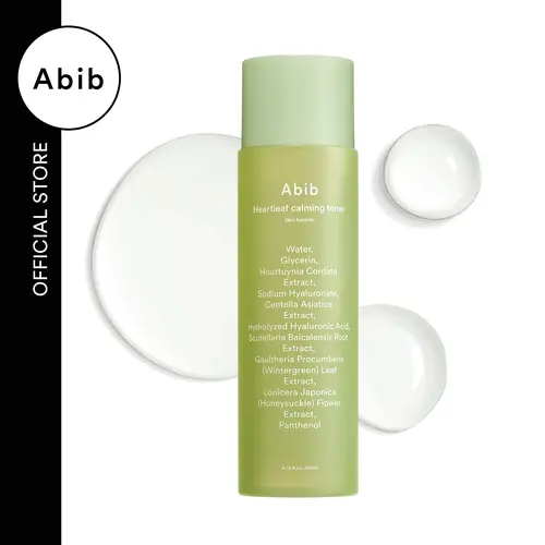 [Abib official] Abib Heartleaf Calming Toner Skin Booster 6.76 fl oz / 200ml I Toner for Senstive Skin, Irritated Skin, Skin Repair, Leaves Skin Soft, Calm, And Refreshed