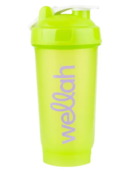Wellah Shaker Bottle | A Grid insert designed to help dissolve your powder supplements.