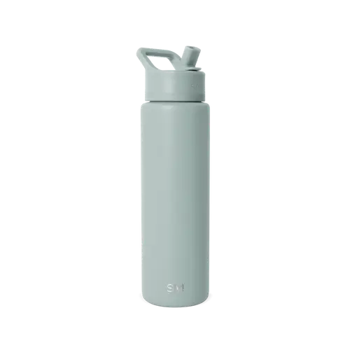 Simple Modern Summit Water Bottle with Straw Lid 30oz - Cupholder Friendly, Leak-Proof, Vacuum Insulated, Reusable, BPA-Free