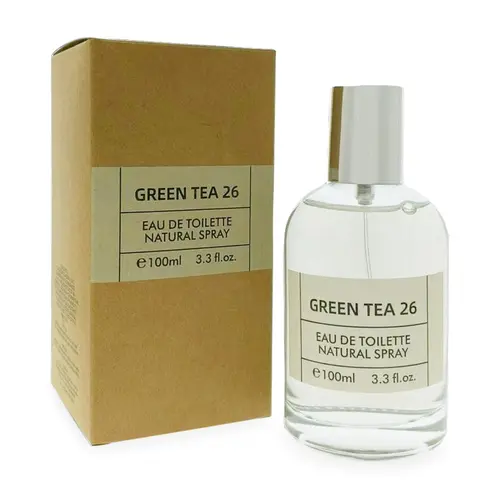 Green Tea 26 Eau de Toilette Natural Spray Perfume for Men & Women 100ml/3.3fl.oz.