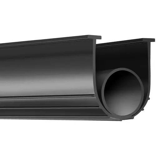 【Backtoschool】VEVOR Garage Door Seals Bottom Rubber, U Shape +O Ring Combination Garage Door Bottom Weather Seal, 16ft Weatherproofing Garage Door Seal, 5/16 inch T-ends and 3 3/4 inch Width, for Doors, Black