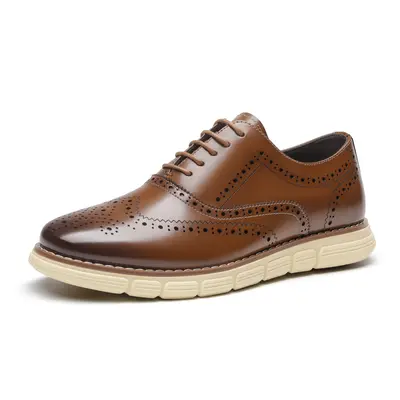 BRUNO MARC Men's Business Casual Dress Sneakers, PU Leather Round Toe Oxfords with Arch Support, Lightweight Walking Shoes, Shoe tiktokshopbacktoschool, Casual Business Shoes,shoes for back to school,back to school shoes,sohochic