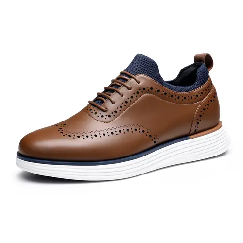 BRUNO MARC Men's Shoes, MaxFlex Oxford Dress Sneakers with Arch Support and Non-Slip Sole for Casual to Formal, Workday to Weekend Wear, Business Style Shoes,shoes for back to school,back to school shoes,sohochic