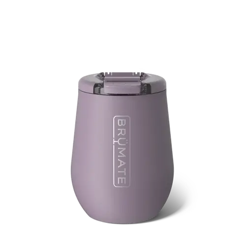 BrüMate Uncork'd 14oz Insulated Wine Tumbler | 100% Leakproof Wine Tumbler | Easy To Use Locking Lid With Silicone Grips | Non-Slip Base