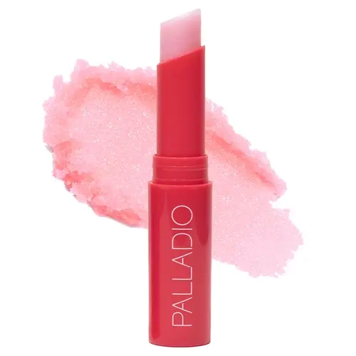 Palladio Lip Scrub - Vegan Daily Nourishing Lip Treatment, Fragrance-Infused Cosmetic Moisturizer with Wax for Exfoliating, Sugar Control & Flawless Results, Synthetic Ingredients (Pairs with Lipstick), Exfoliate