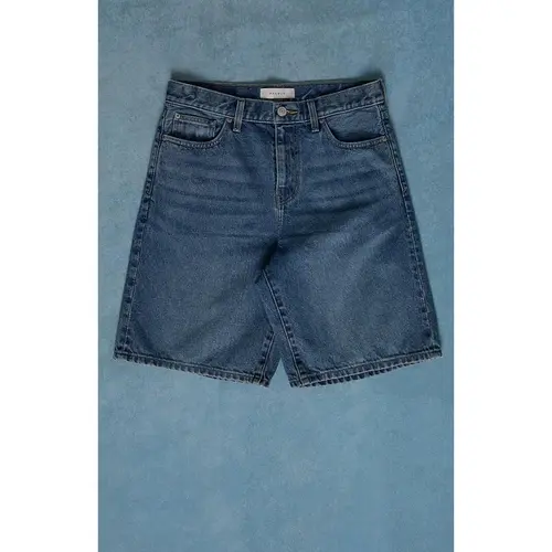 Pacsun Men's Parker Baggy Jean Shorts Medium Blue