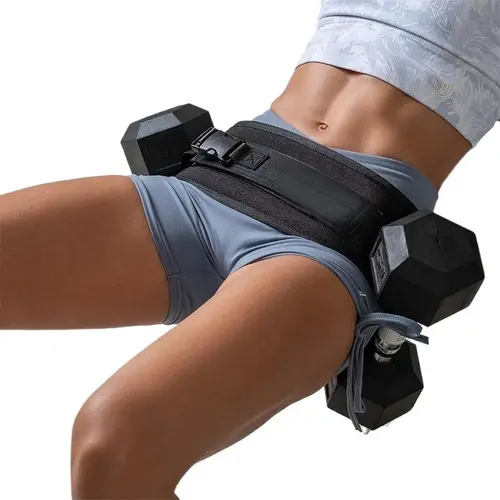 Adjustable Thigh & Hip Trainer Weightlifting Belt - Home Fitness, Weightlifting, Workout & Exercise Equipment for Kettle Bell Workout, Butt Shaping, Extra Cushioning & Adjustable Resistance,sohochic