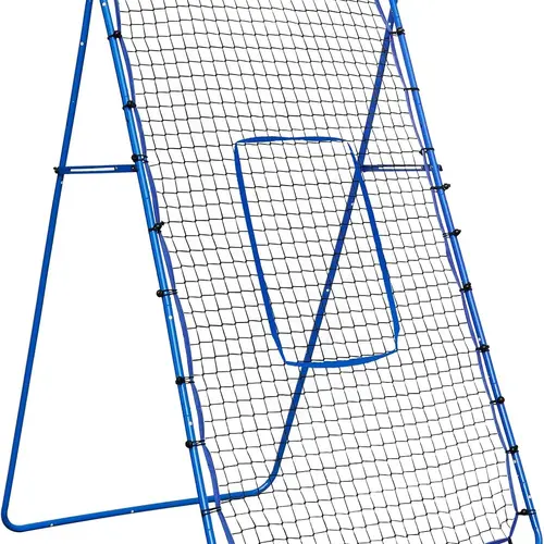 Winthai 7x4FT Unisex Volleyball Rebounder Net, Portable Steel Frame Multi-Sport Equipment with 2x6-Angle Quick Adjustable Netting & Target Ribbon for Accuracy, Quick Setup for Baseball, Lacrosse Training (Workout & Exercise Equipment Incl),sohochic