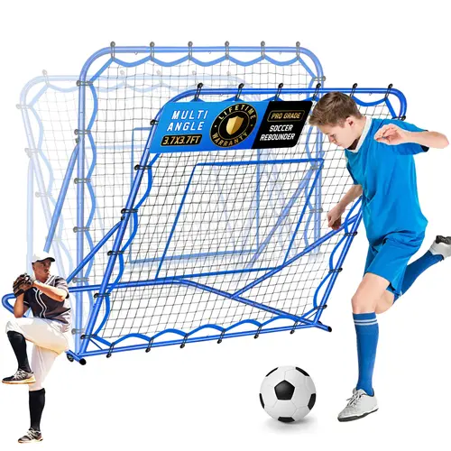 Winthai Soccer Rebounder Net, Quick-Switch Angle Volleyball Pitchback Soccer Training for Control, Passing Practice, Easy Setup Rebounder Gifts Aids & Equipment for Kids,Teens & Adults soccer accessories,sohochic