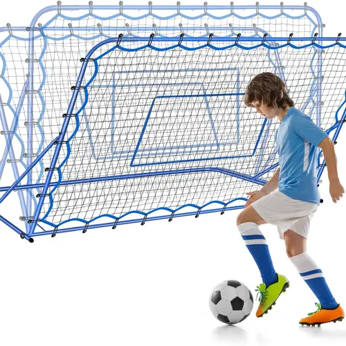 Winthai Soccer Rebounder Net, Quick-Switch Angle Soccer Training for Control, Passing Practice, Easy Setup Rebounder Gifts Aids & Equipment for Kids,Teens & Adults soccer accessories,sohochic