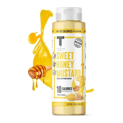 Taste Flavor Co. Sweet Honey Mustard - Fat Free & Gluten Free Low Calorie Sauce - Made in the USA with Real Honey