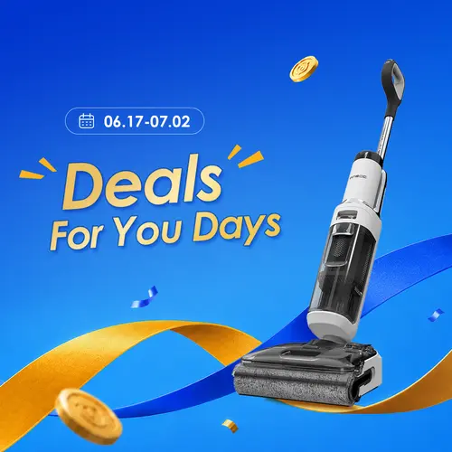 Tineco Floor ONE STRETCH S6 Cordless Wet Dry Vacuum Cleaner,180° Lay‑Flat 5.1‑inch Compact Floor Mop,158℉ 5‑Min Flashdry Self‑Cleaning, Dual‑Sided Edge Cleaning, 40Min iLoop Runtime