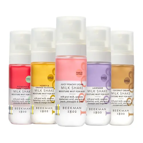 Beekman 1802 Milk Shake Hyaluronic Acid Hydrating Scented Body Mist - With Microbiome Safe Scents & Jojoba Oil, Instantly Moisturizes, Hydrates & Softens, Safe for Sensitive Skin, Cruelty Free Moisture Moisturizer Moisturizing