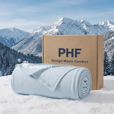 【Summer Sale】PHF Reversible Double Cooling Blanket, Ultra Soft Arc-Chill Q-Max>0.5 Thin Summer Single Layer for Hot Sleepers,Breathable Lightweight Portable Silky for Home Office Travel Car,sohochic