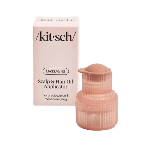 Scalp & Hair Oil Applicator + Rosemary Oil Set – Head Massager & Root Comb Applicator Bottle for Precise, Even & Mess-Free Oiling – Kitsch