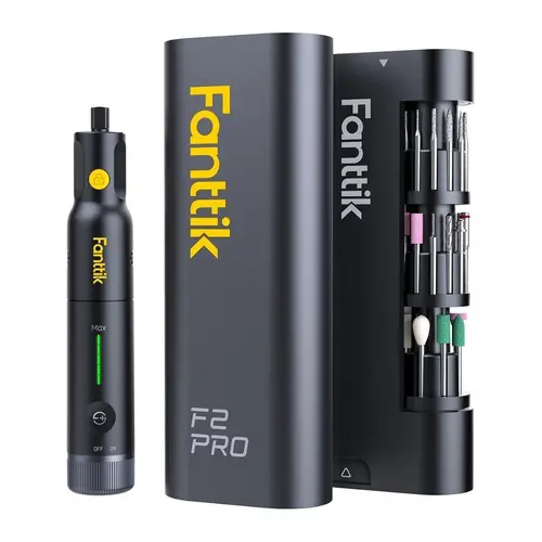 Fanttik F2 PRO/F2 Master Cordless Rotary Electronic Drill Kit - 55 Accessories, LED Light Drill, Rechargeable Hand Tool, Tools and Gadgets for DIY Crafts, Gifts for Boyfriend, Guys Gifts,toolupgrade