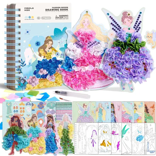 Jar Melo 4-in-1 Poke-in Diamond Painting Kit - Embroidery & Watercolor Art for Kids, Handmade Gifts, Little Gifts for Girls, Do It Yourself Paper/Diamonds Craft Activity Set,#backtoschool #sohochic