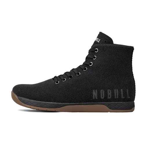 NOBULL Women's Outwork High-Top Shoe in Black Gum - OG Strength Training Shoe, Durable Gym Trainer, Lifting Sneaker