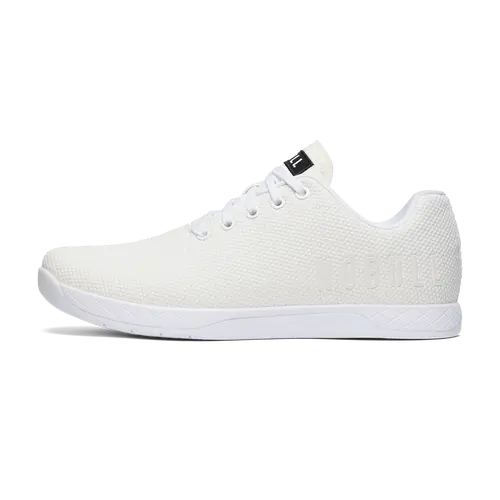 NOBULL Men's Outwork Shoe in White - OG Strength Training Shoe, Durable Gym Trainer, Lifting Sneaker