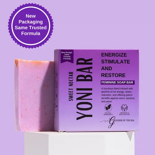 Sweet Nectar Yoni Bar - Natural Feminine Care Soap for pH Balance, Odor Control & Hydration | Organic Ingredients | Gentle Yet Effective for Daily Intimate Hygiene | Handmade & Vegan
