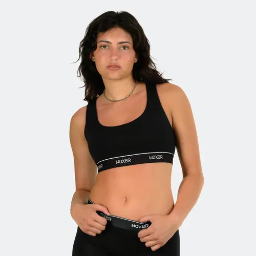 Women's Boss 2.0 Bralette - Supportive Sports Bra, Breathable Comfy, Seamless Wireless Racerback, Scooped Neck, No-Dig Straps, Chafe-Free Wear, Bras for Women for Yoga, Running Errands