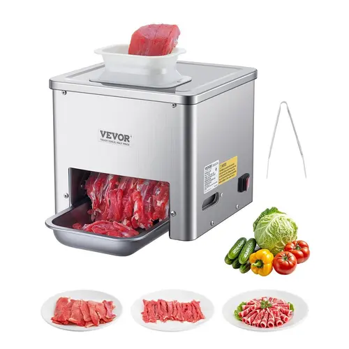 【toolupgrade】Electric Meat Cutter Machine 550W Commercial Meat Slicer for Kitchen Restaurant,home essentials