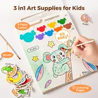 Jar Melo Water-Activated Coloring Book Set, Mess-Free Kids Creative Craft Kit, Toddler Educational Arts & Crafts Toys, Coloring Gift Book , #backtoschool  #sohochic