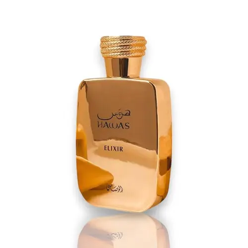 Men's Rasasi Hawas Elixir Eau de Parfum Spray - 3.4 oz (100ml) EDP Perfume Spray, Lavender, Vanilla & Honey Fragrances, Male Wear Single Bottle