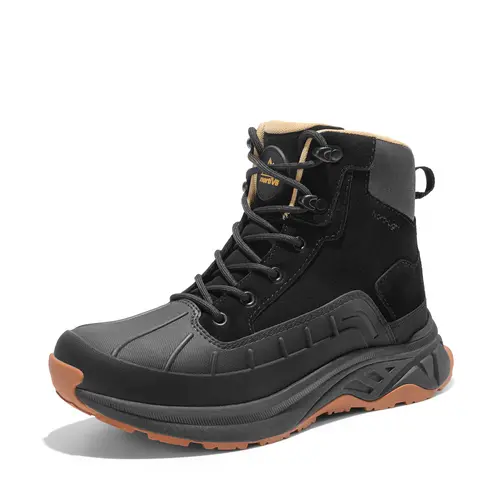 NORTIV 8 Women's Waterproof Hiking Boots - Soft Suede Cap Toe, Non-Slip Rubber Outsole, Waterproof Membrane, Wear-Resist Upper, Aggressive Traction, Durable Design, Suede Upper Feels Premium for Outdoor Trails, Hiking Camping Shoes, Women's Shoes