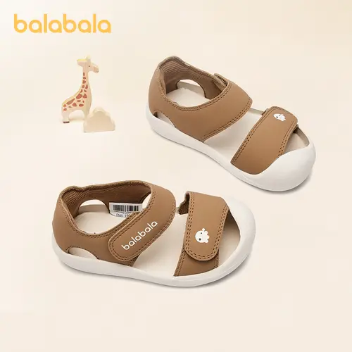 Balabala Toddlers' Closed-Toe Sandals - Boys & Girls Kids Shoes (Ages 2-6) with Soft Flexible Sole, Anti-Slip Beach Water Shoes, Foot Development Support, Toe Protection, Sandals For Toddlers,sohochic