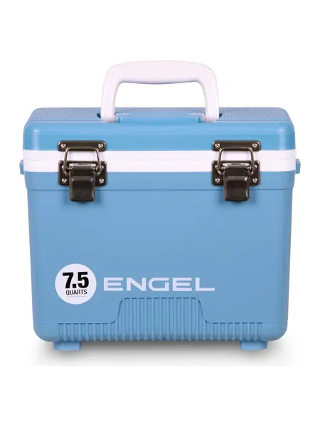 Engel 7.5 Qt Insulated Hard Cooler Drybox with Small Hard Shell Lunchbox for Camping, Sports & Outdoor Use